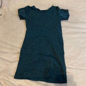 Blue Lululemon swiftly tech long size 2